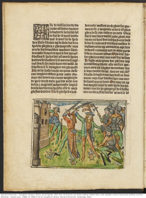 Pierre, de la Cépède, active 15th century. De historie van deme vramen riddere Paris v