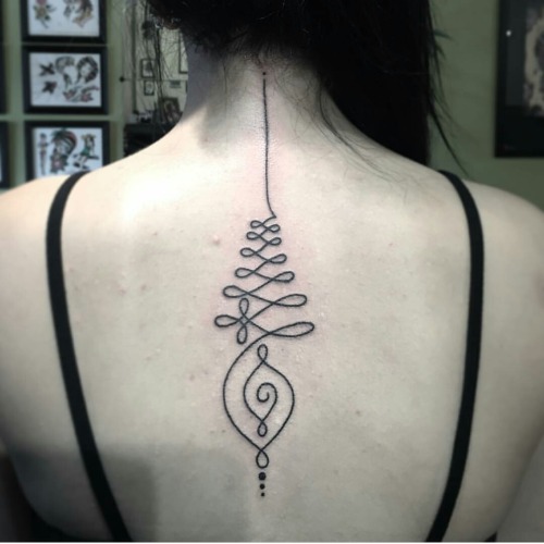 Tattoo uploaded by Elise La Maga Tattoo • Unalome • Tattoodo