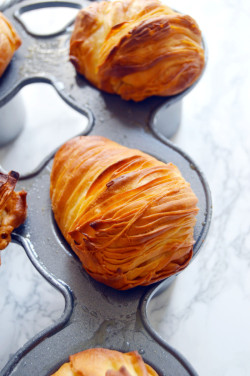 sweetoothgirl:    Blueberry Cruffins (Croissant