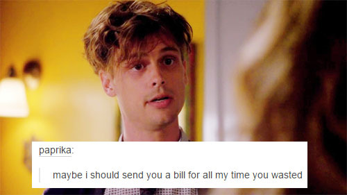 crownradical: Spencer Reid + Text Posts