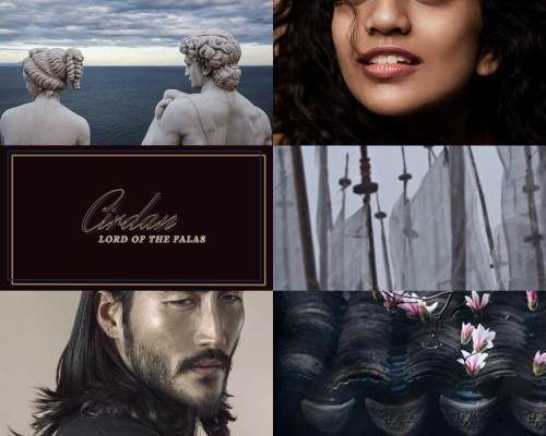 endillos: @aspecardaweek day 6; friendship: LALWEN & CIRDAN [ID: An edit for Lalwen and Cirdan c