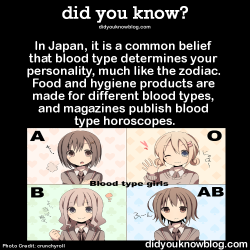 did-you-kno:  In Japan, it is a common belief