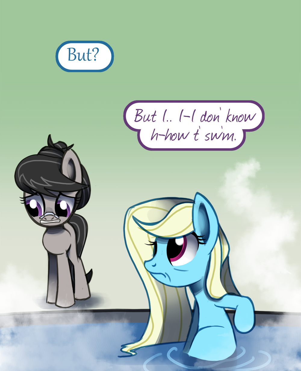 ask-canterlot-musicians: A horse out of water. Meeps ^^;