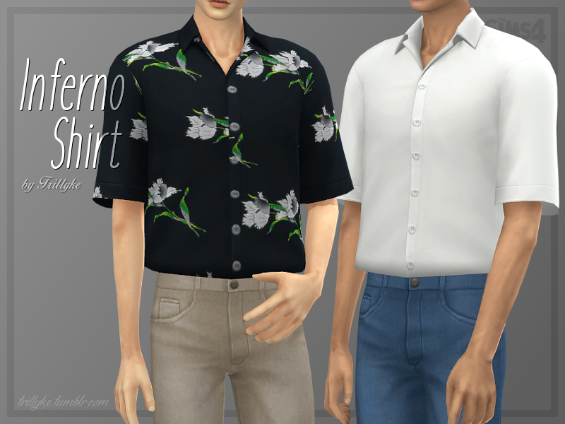 Maxis Match CC World — simwolfworld: Moschino Baggy Tshirt Recolour I