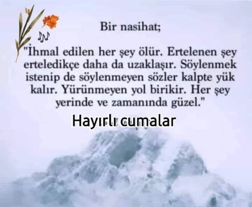 Hayat geç kalmayı affetmiyor 🌿  🌸GÜNAYDIN 🌼