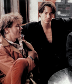 riverpheonixs:  “The sudden death of River Phoenix was a shock and sadness greater than I can describe. We co-starred in ‘My Own Private Idaho’ and he was a soulmate, who became intimate and died so quickly. He was the most beautiful friend in the
