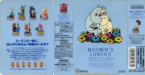 hoard-of-plushes:Kaiyodo Moomin’s lunch series 2 (2002)