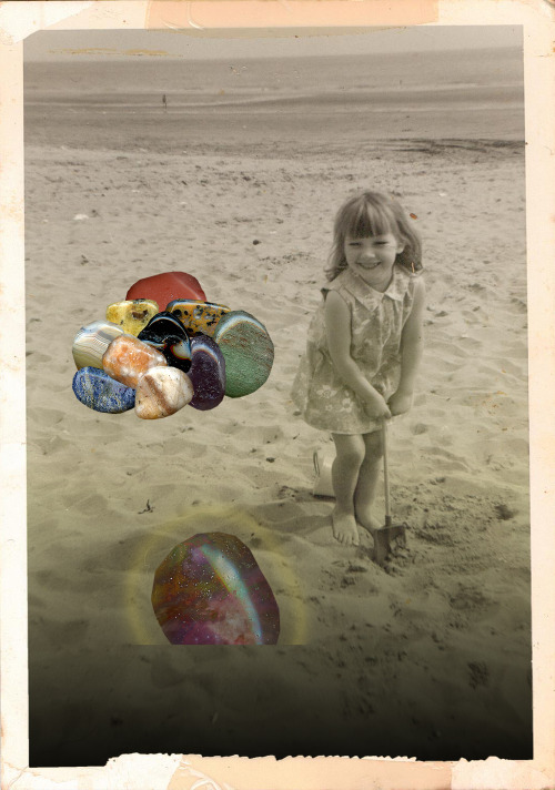 DISCOVERY Digital collage made using family photos and public domain BUY