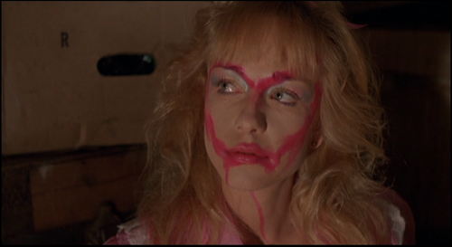 nakedsingersandmusicians:  xxx-girl-xxx: Lipstick on your collar - Linnea Quigley is on top in NIGHT OF THE DEMONS (1988)  Happy Halloween!