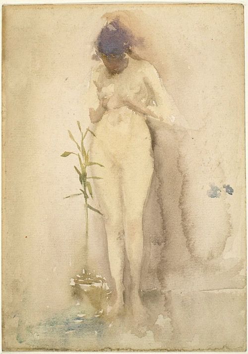 beautifuldavinci:  ames Abbott McNeill Whistler, Forget-Me-Not, c. 1885