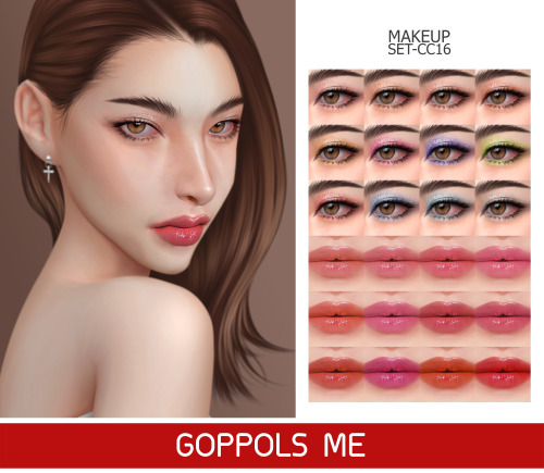 GPME-GOLD MAKEUP SET CC16DownloadHQ mod compatibleAccess to Exclusive GOPPOLSME Patreon onlyThank fo