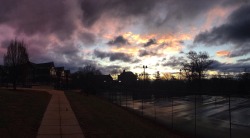 partism:  my university campus sky was gorgeous