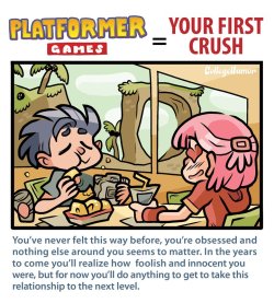 comradewodka:  cyborgpuppy:  mimzors:  pr1nceshawn:  Your Love Life, As Described by Videogames by Coleman Engle.  YOU HAVE NO IDEA HOW ACCURATE THIS IS  According tot his I got married quickly after my first crush and only years later did I develop a