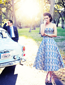 Stevensyeun-Deactivated20210216:  Lauren Cohan And Steven Yeun For Los Angeles Magazine