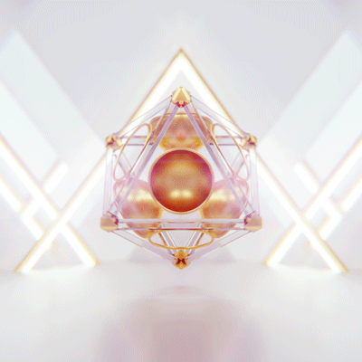 Hall of the Enlightened Triangles & Domes + 4k Wallpaper || Nuclear Pixel