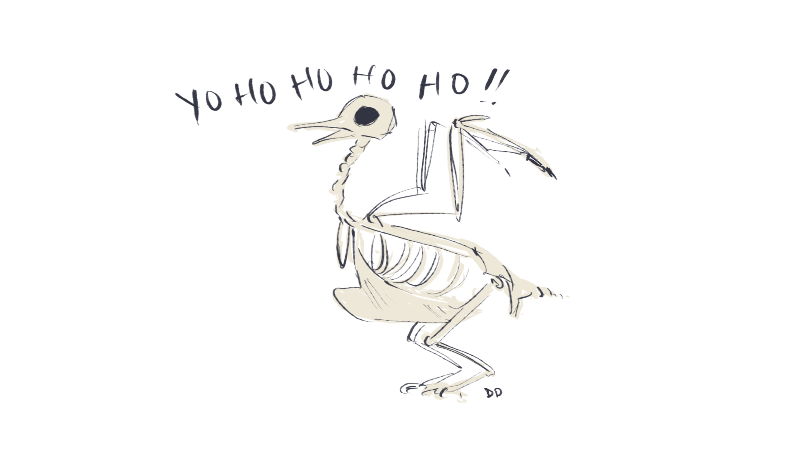 demdoodles:  MUGIWARA ROCK PIGEONS 