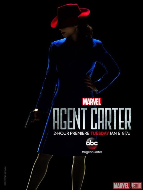 marvelentertainment:Sneak a peek at a new “Marvel’s Agent Carter” poster, coming to ABC on Tuesday, 