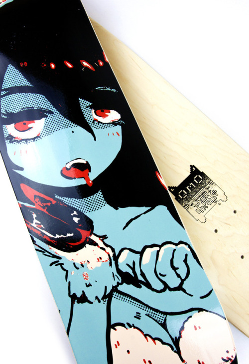 himai:  omocat:gonna have some new skateboards at the pop-up shop in october!!   All fire omg. 