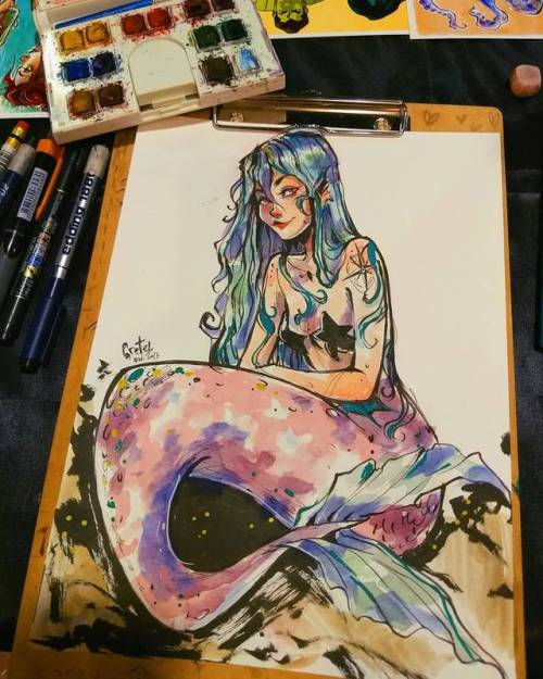Comic Con Da #03 @argcomiccon~#mermaid #commission #argentinacomiccon