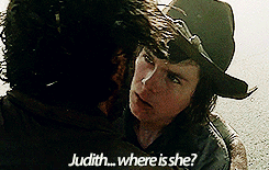 thewalkinggifs:  Too Far Gone x Infected - Possible theory of Michonne rescuing Judith.