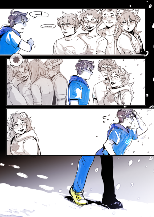 appl-juice42:Happy 413.My comic for the HS fan zine :’) I’ve started loving homestuck when I was the