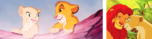 Disney Screencap/Gif Challenge10 Couples [6/10] Simba & Nala