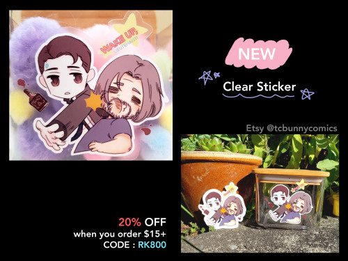 Wake up, Lieutenant! It’s me, Connor! Clear sticker is available now on my Etsy shop !!