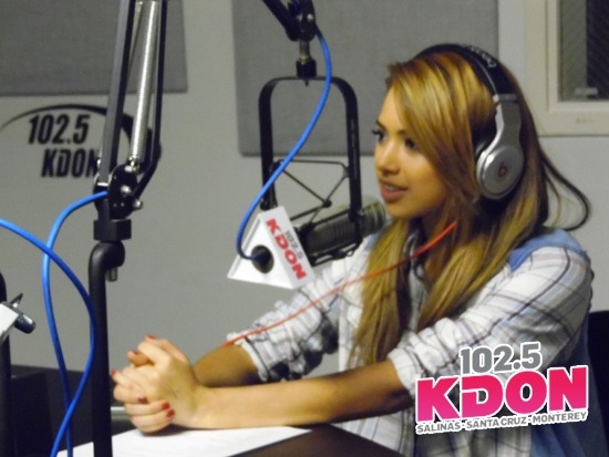 jasminev-news:  October 2nd: HQ pictures of Jasmine at 102.5 KDON radio 