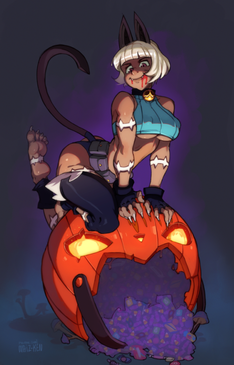 maiz-ken - Ms.Fortune Halloween thing High res & less...