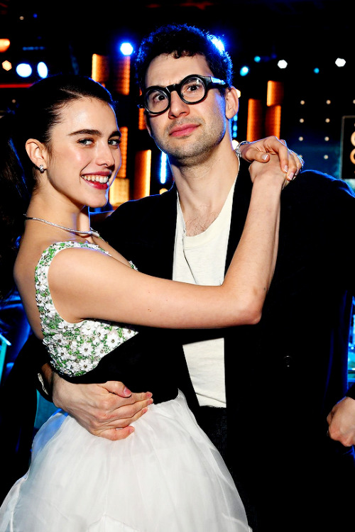 dinah-lance: Margaret Qualley and Jack Antonoff with Champagne Collet & OBC Wines as they celebr