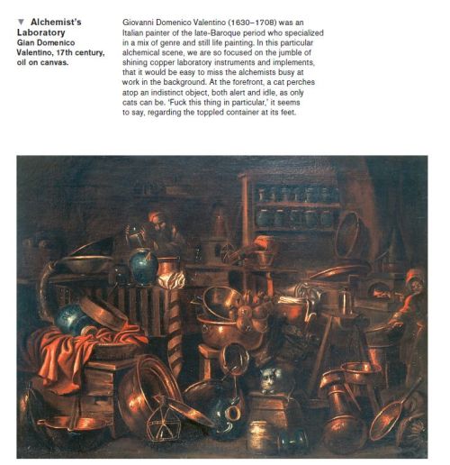 The Alchemist’s Cat – Unquiet ThingsAlchemist’s Laboratory, Gian Domenico Valentino, 17th century, o