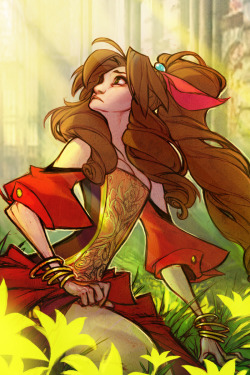 dapperowl:  Aerith from FF7 auuuuuuu, colours