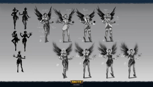 Smite 4.21 Goddess - Discordia [1 Of 3 ] By Inkybots 