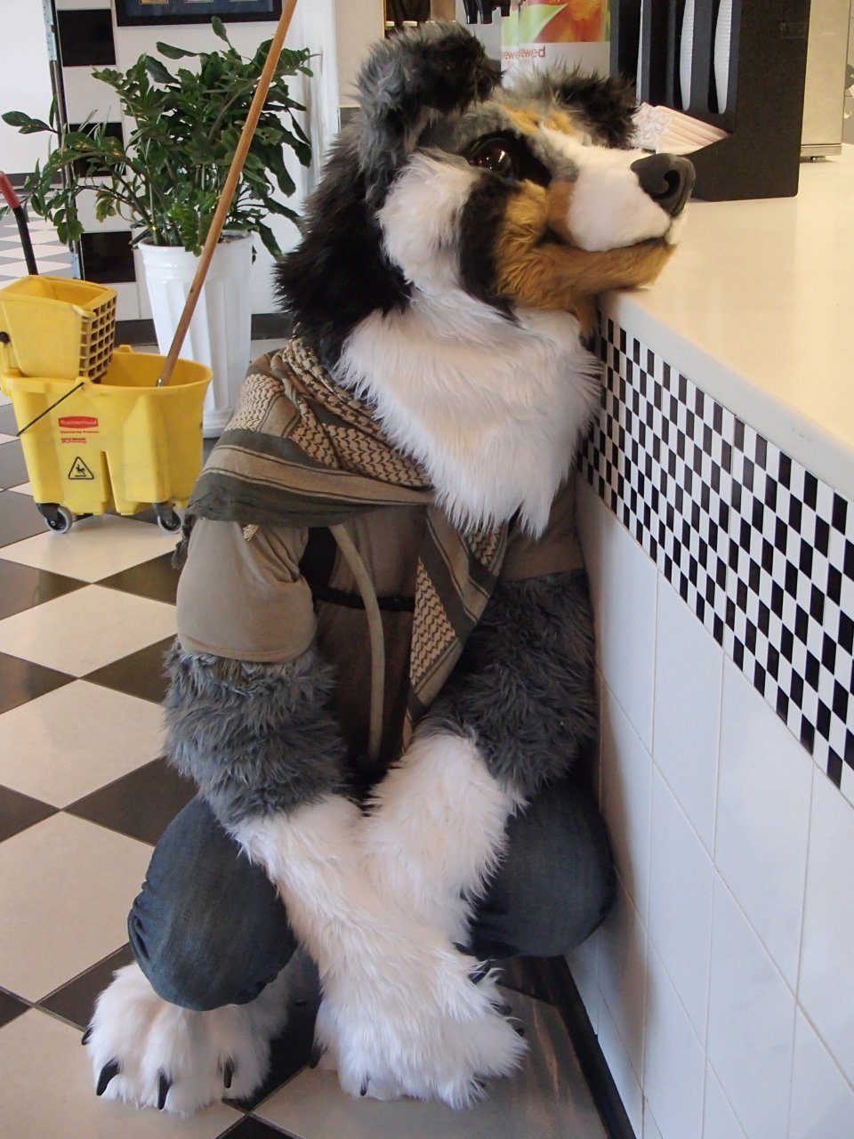 fursuitswag:  Aww jus lookit dat face. Fursuiter Fursuit Maker
