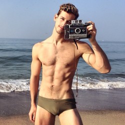 malefeed:  maxisms: #HotSissy is selling so well that I had to hit the #beach this morning and take more #Polaroids! Thank you guys so much for your daily #love and unwavering support! #feeling more #grateful than #youKnowWho [x] #maxisms 