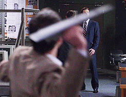timetraveldean:  Misha Collins in the Gag Reel of Supernatural S9 [x] 