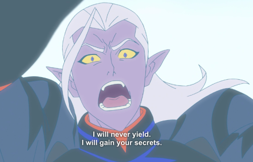 lilhunteronacase:  Victory or Death Remember Lotors Nanny and how she taught Hunk that the only way to gain knowledge was through conflict and fightingParallel to thatWhen Lotor fought the white lion he went forward to fight proclaiming the Galra way,