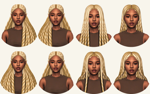 twists collectionHere is a revamp of my twists hairs that I released throughout the years. This coll