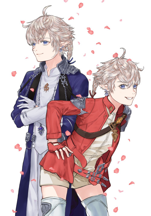 Congratulations on new outfits, Alphinaud &amp; Alisaie!!!!!!!!