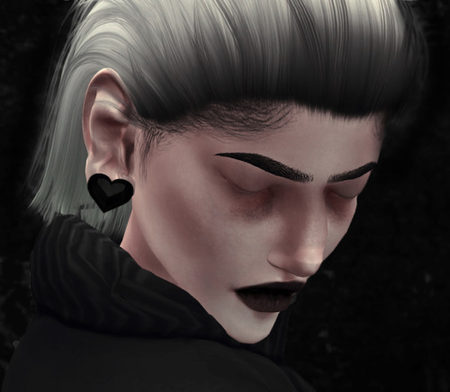 thanks  @blahberry-pancake for heart plugs, @leahlillith for hair, @o&ndash;b-s-c-u-r-u&