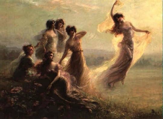 starxgoddess:Edouard Bisson (1856-1936) - Les fleurs du matin, 1903