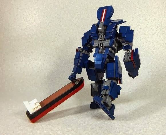 liamdryden:  battledad:  regalbuick:  ed-pool:  LEGO Pacific Rim Jaegers by MOKO