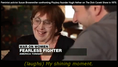 exgynocraticgrrl:Radical Second Wave Feminist activist and author Susan Brownmiller