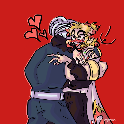 Nothing to see here just Uzui and his fourth wife &lt;3