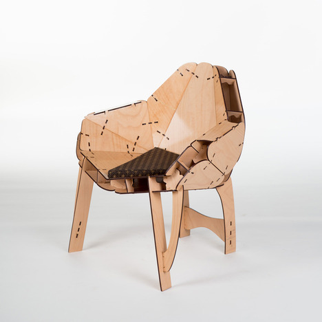 designcube:  Freeform Armchair 02 by Adorjan Portik