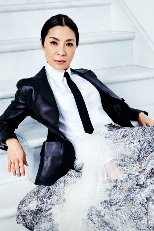 onaperduamedee - Michelle Yeoh by Emily Shur for Elle Magazine,...