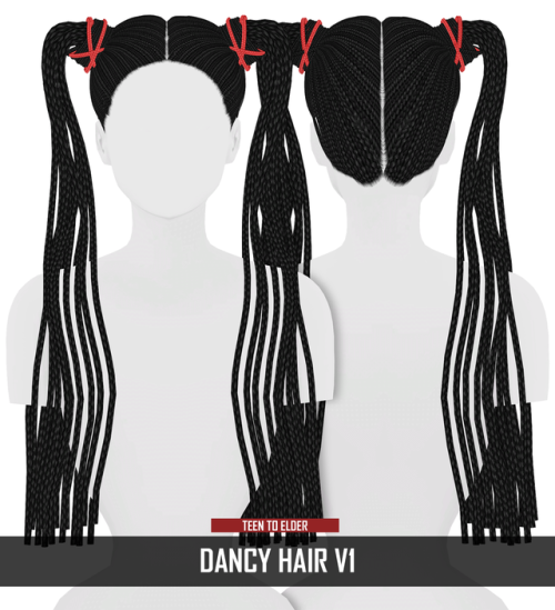 redheadsims-cc:  DANCY HAIR + BEACH DANCY CAP  NEW MESH Compatible with HQ Mod Custom Thumbnail All 