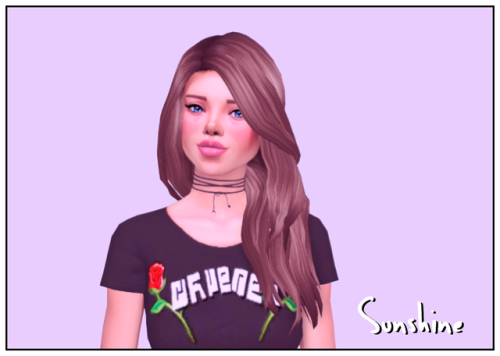 Hair recolors in @pastry-box‘s saccharine palette. Credits goes to the creators; @john-sims, @