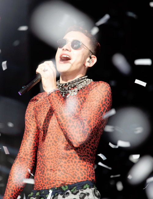 Lead singer of Years and Years, Olly Alexander, performs during the TRNSMT festival at Glasgow Green