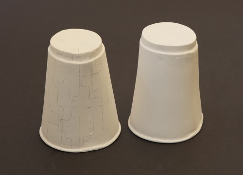 coffee cups / porcelain slip-cast, 2014.